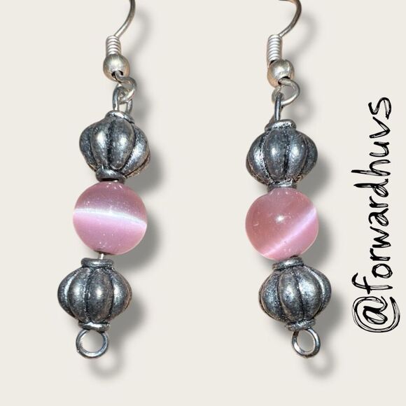 Bundle Sale 3 for $15 | Handcrafted Beaded Drop Earrings - Picture 1 of 9